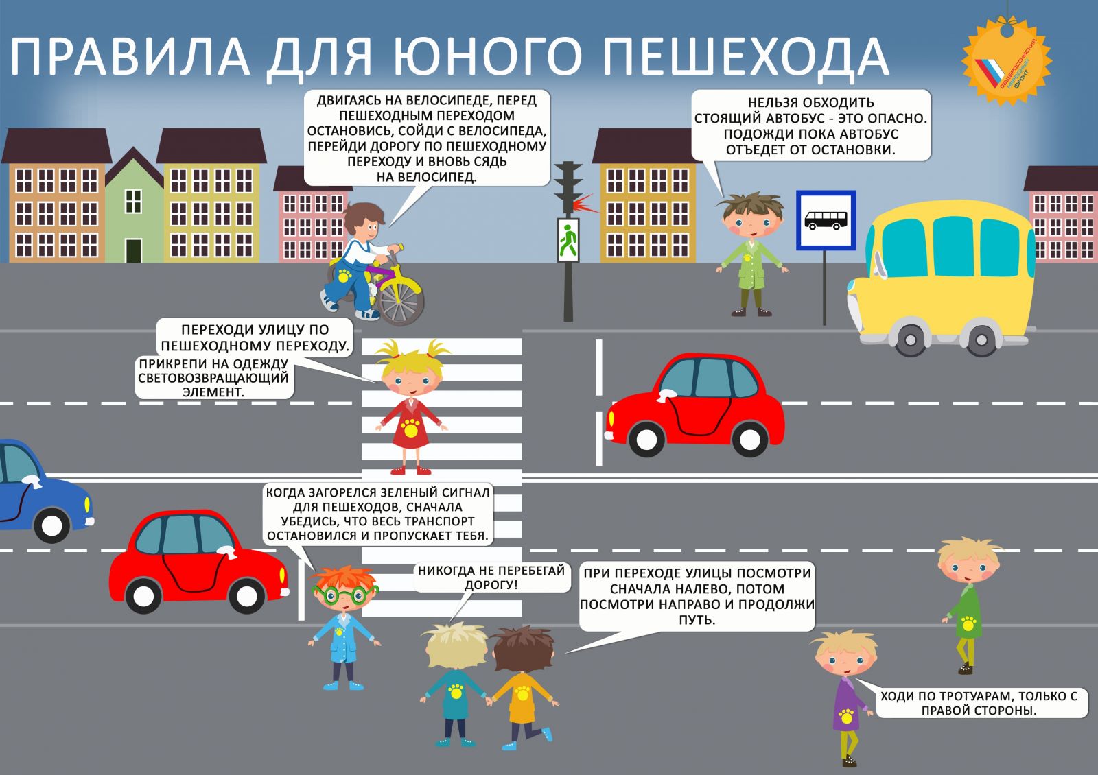 Плакат ПДД